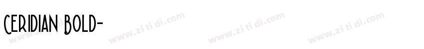 Ceridian Bold字体转换